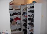 Shelf Units on adjacent walls
