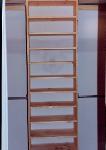 Floor to Ceiling Shoe Shelves with Hanger Bars on the sides
