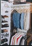 Double Hanger Rods and shoe shelves